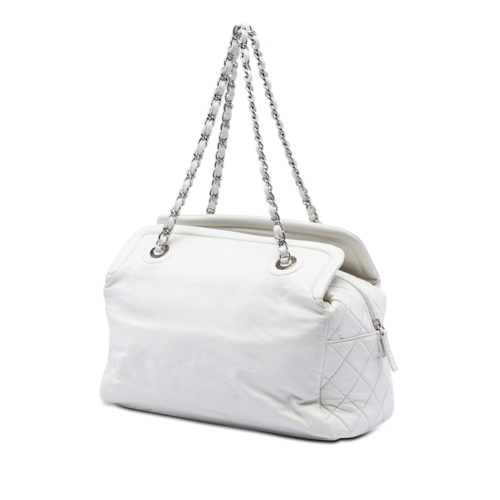 Pre-Loved Chanel CC Lambskin Frame Tote - Picture 2 of 7